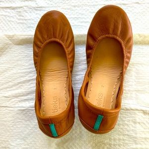 Tieks chestnut ballet flat